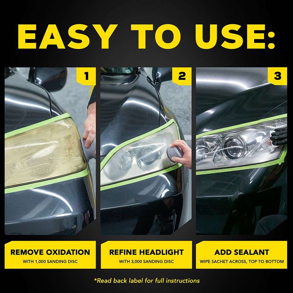  Meguiar's Ultimate Headlight Restoration Kit